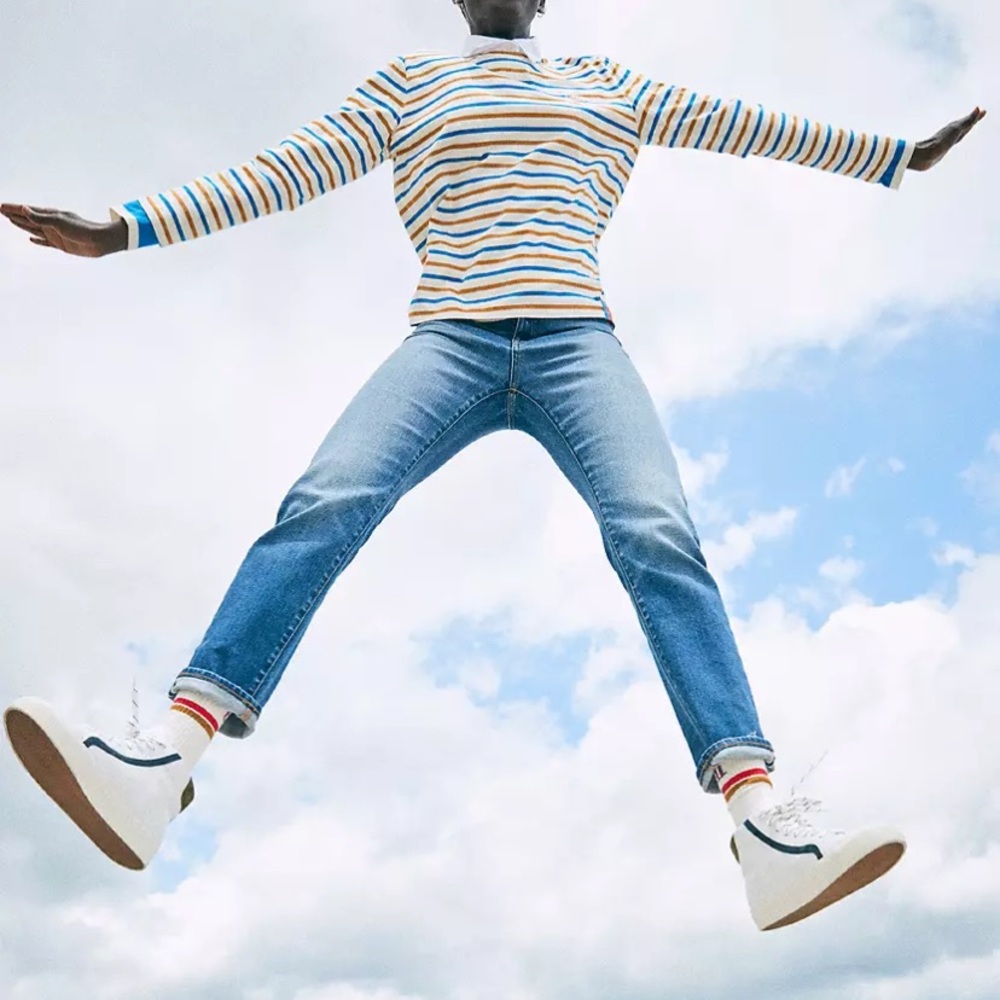 Madewell x Kule Striped Modern Long-Sleeve Tee